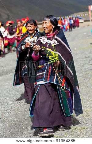 Tibetan People In Dolpo, Nepal