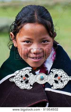 Girl from Dolpo, Nepal