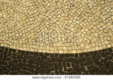 Sidewalk Of Rio De Janeiro