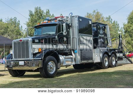 Lapd Bomb Squad Truck On Display