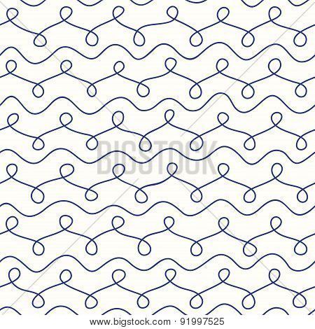 curls line on a light background