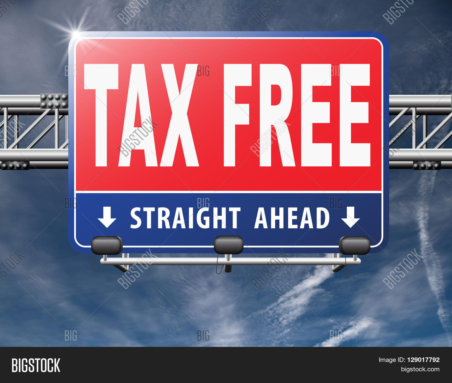 Tax Free Zone Not Image & Photo (Free Trial) Bigstock