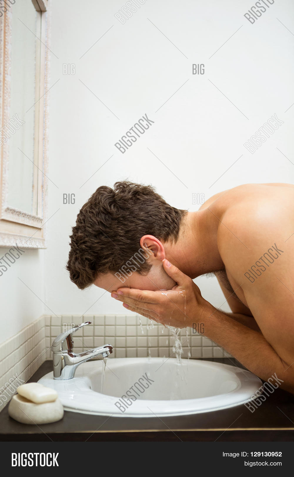 Man Washing His Face Image & Photo (Free Trial) Bigstock
