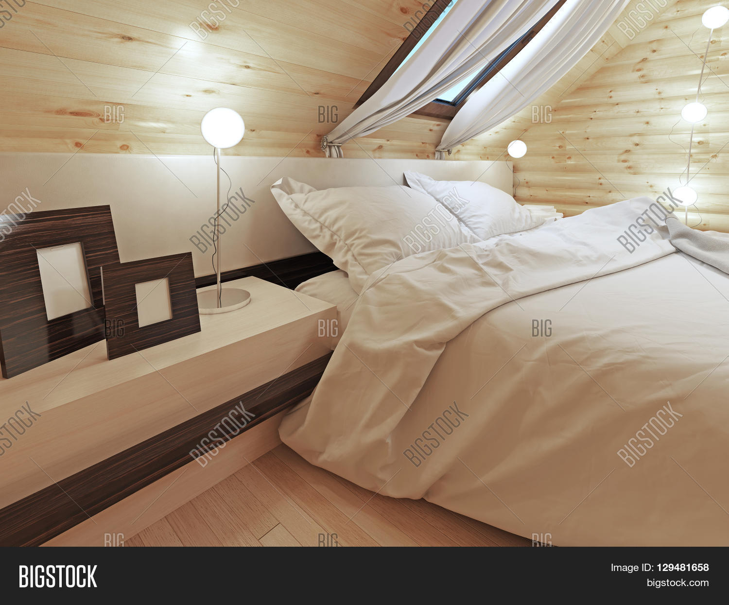 Headboard Bed Bedside Image Photo Free Trial Stock The Headboard Of Bed With A Bedside Table Pictures Contemporary
