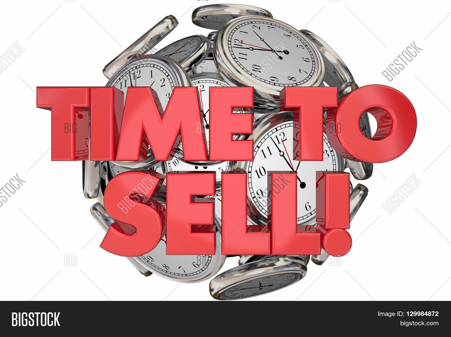 Time Sell Clocks Sales Image & Photo (Free Trial) Bigstock