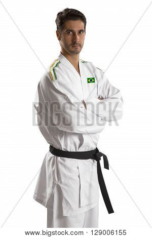 Judo Fighter From Brazilian Country.