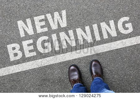 New Beginning Beginnings Old Life Future Past Goals Success Decision Change