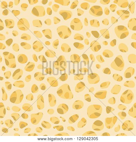 Bone tissue seamless vector pattern. Editable vector illustration. Abstract background in light beige color.