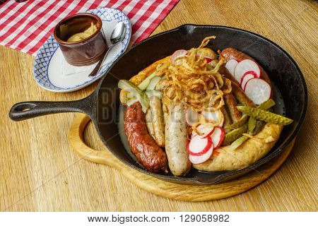 sausages in the bar