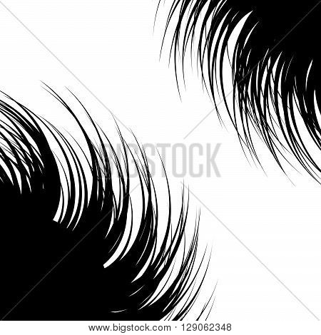 Abstract Monochrome Spirally, Spiral Element.
