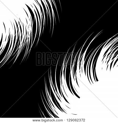 Abstract Monochrome Spirally, Spiral Element.