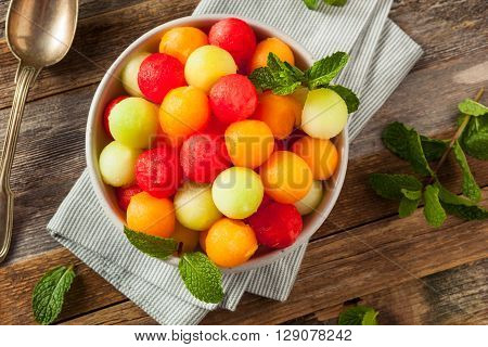 Fresh Homemade Melon Balls
