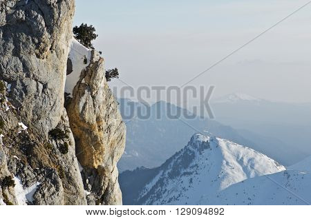 Foratata peak in the Pyrenees, Tena Valley, Huesca, Aragon, Spain.