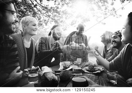 Celebrate Enjoyment Friends Together Unity Social Concept