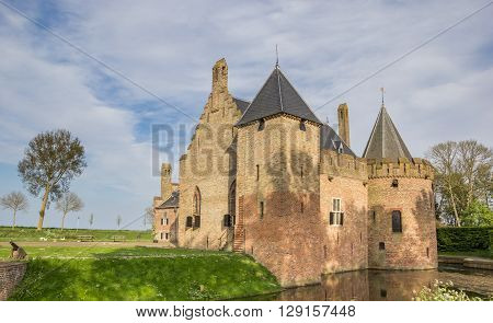 Historical castle Radboud in Medemblik The Netherlands