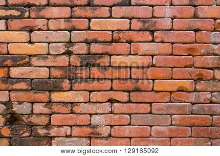 Old brick wall for background and texture