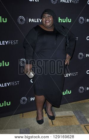 LOS ANGELES - MAR 18:  Gabourey Sidibe at the PaleyFest 2016 - Difficult People at the Dolby Theater on March 18, 2016 in Los Angeles, CA