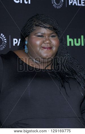 LOS ANGELES - MAR 18:  Gabourey Sidibe at the PaleyFest 2016 - Difficult People at the Dolby Theater on March 18, 2016 in Los Angeles, CA