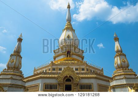 Phra Maha Chedi Chai Mongkol Temple Public & Famous Temple Roi Et Thailand
