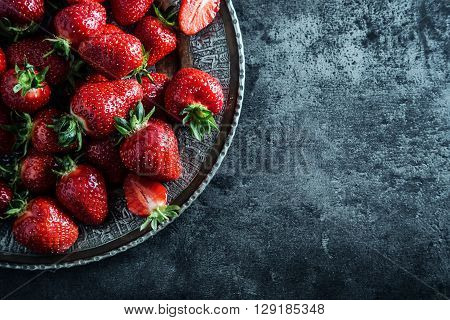 Strawberry. Fresh strawberry. Red strewberry. Strawberry Juice. Loosely laid strawberries in different positions