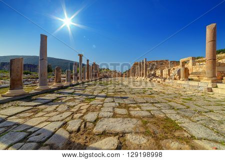 Ruines of Lykian city in Turkey