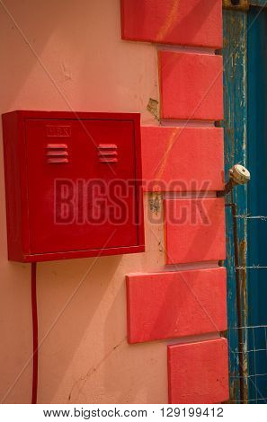 Bright Colored Houses In Argostoli