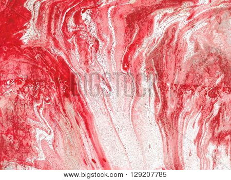 Hand drawn abstract marble texture. Beautiful marble background. Handmade texture with liquid paint.