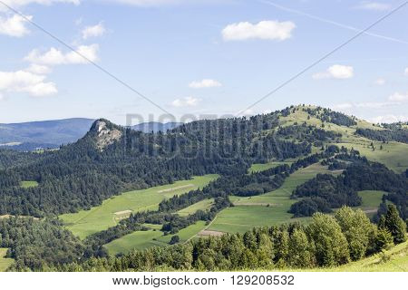 Wysoka Mountain in Pieniny Mountains seen from Slovakia
** Note: Visible grain at 100%, best at smaller sizes