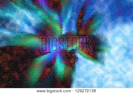 Soft Colour Blue Red Violet Pastel Glass Pattern Line Abstract Background