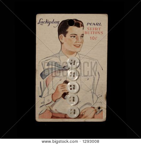 Vintage pakket Shirt knoppen