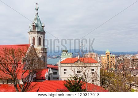 Catholic Motomachi Church In Hakodate