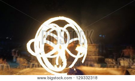 Fireshow On Phi Phi Island