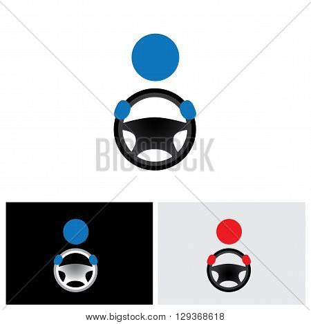 driver vector logo icon in eps 10 format