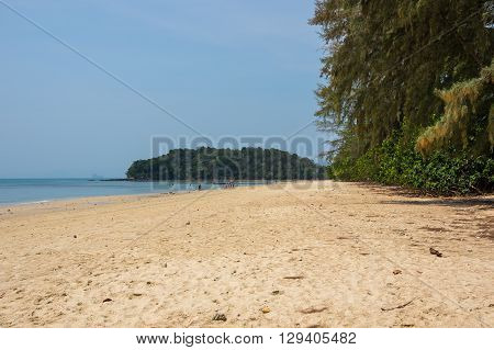 Klong Muang beach in Krabi province Thailand