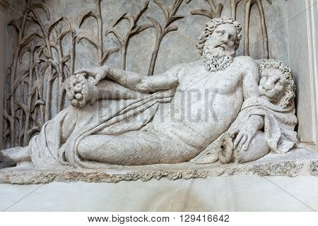Four Fountains Is A Group Of Four Late Renaissance Fountains In Rome Italy. The Figure Of One Founta