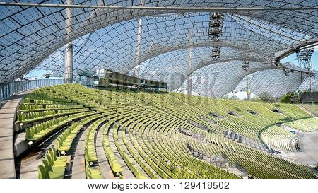Munich, Germany, 24 April, 2016: View of the stadium in Munich Germany