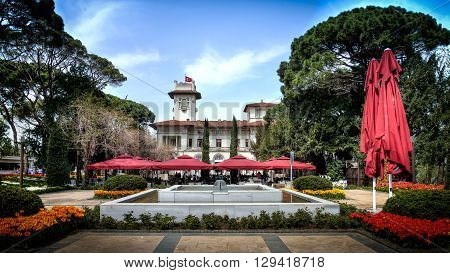 Istanbul, Turkey - April 6, 2013: View from Hidiv Kasri (The Khedive Palace)