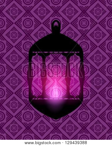 Lantern. Ramadan Kareem. Arabic Lantern. Ramadan Lanterns. Vector Illustration.