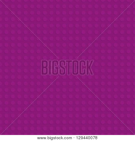Purple plastic construction plate. Seamless pattern background. Vector illustration