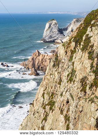Views of the nature in Cabo da Roca Portugal