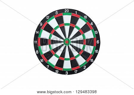 dart board isolated on a white background
