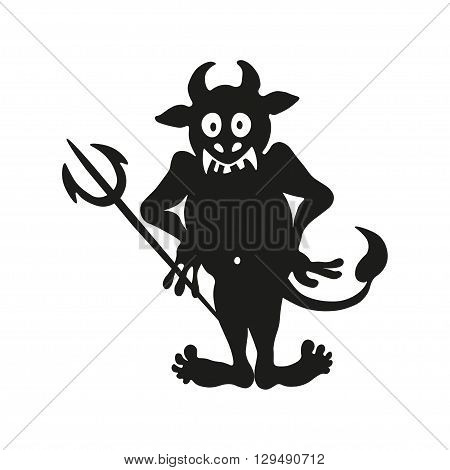 An illustration of a stylised troll or other monster