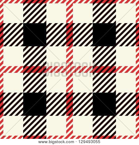 Tartan Seamless Pattern. Trendy Vector Illustration for Wallpapers. Seamless Tartan Tiles. Suits for Decorative Paper, Fashion Design and House Interior Design, as Well as for Hand Crafts