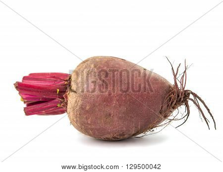 Red beet isolated on a white background