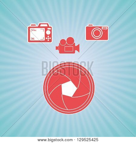 film industry flat icon  design, vector illustration eps10 graphic