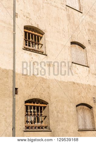 Bars On Prison Windows