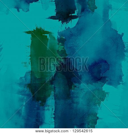 Watercolor Spots Seamless Pattern