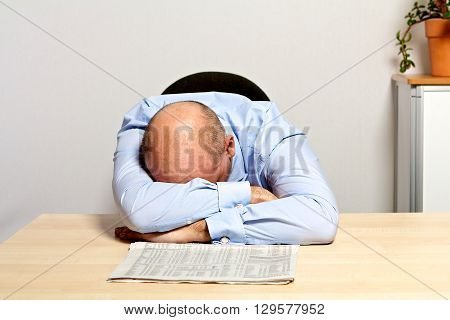 Manager Is Disappointed About Falling Stock Prices.