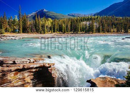 Athabasca Falls, Icefield Parkway, Jasper National Park