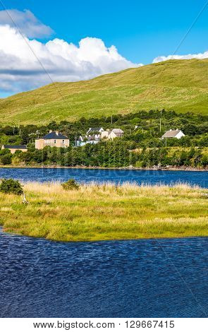 Ireland Calway county Connemara area the Leenane lake